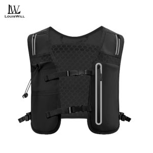 LouisWill Outdoor Sports Vest Bag Anti Splash Bicycle Riding Backpack Multifunctional Breathable Hiking Climbing Backpack Ultralight Bicycle Backpack Outdoor Water-repellent Bicycle Riding Bag With 500ML Water Pocket Can Hold Phone ≤ 7inch