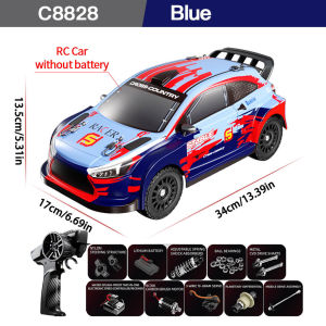 JJRC C8828 1:14 RC Car 4WD Full Scale 2.4G High Speed Remote Control Car All Terrain Four-Wheel RTR Racing Car Toy for Kid Gift