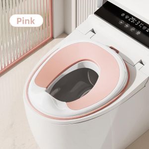 MONLEYTA | Portable Childrens Toilet Seat Ring Boys Girls Anti-splash Universal Baby Toilet Seat Circle Easy To Clean Comfortable Soft PP Material