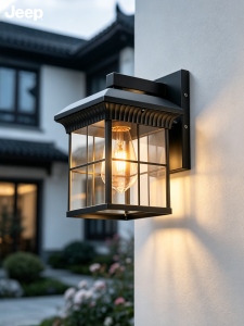 Jeep | Chinese Style Solar Waterproof Outdoor Wall Light