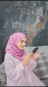 COD - DAHLIA SCARF NADHEERA LUXURY / JILBAB SEGI EMPAT MOTIF
