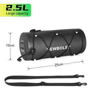 NEWBOLER Handlebar Bag Bicycle Bags Waterproof Frame Pannier Bag Multifunction Portable Shoulder Waterproof Bag Bike Accessorie