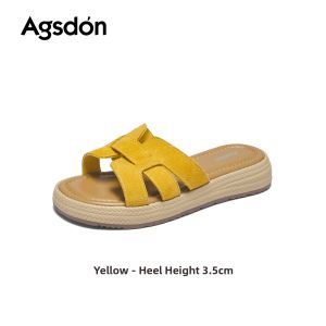 Agsdon l Summer Outdoor Flat Sandals for Dresses