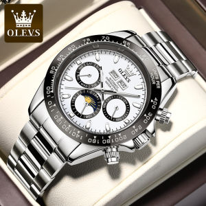 OLEVS Watch For Men Original Waterproof Fashion Chronograph Automatic Luxurious Multifunctional Mechanical Business Relo