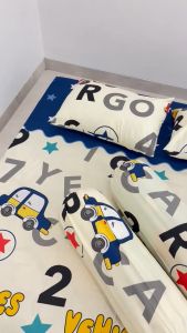 SPREI MOTIF KARAKTER LUCU ALPABHET BERKWALITAS NYAMAN SET SARBAN SARGUL