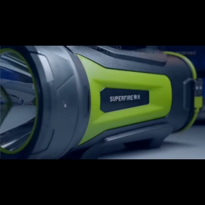 SUPERFIRE ไฟฉายหนัก ไฟฉาย 3W สว่างมาก ชาร์จไฟได้ มือถือ LED สปอตไลท์ คบเพลิง แสงทำงาน M15-X
