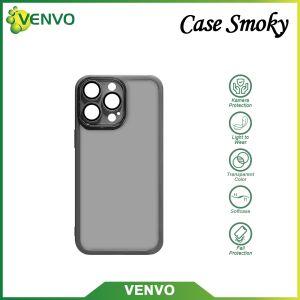 VENVO - VV66 Case Smoky Vivo V40 5G V40 Lite Y01 Y02 Y15S Y16 Y17 Y15 Y12 Y12i Y17S Y18 Y03 Y19S 4G Y19S Pro Y20 Y20i Y20S Y12S Y21 Y21A Y21S Y33T Y33A Y33S Y28 4G Y91 Y91C Y1S Y93 Y95