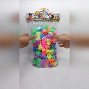 Acekids Mainan Edukasi Bloks Susun Anak Kreatif Block 100 Murah Original - PT8105P