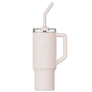 MIJIA | Mijia Straw Cup 1L High Capacity 316L Stainless Steel Strong Cold Preservation Insulation Food contact grade Straw CN NEW
