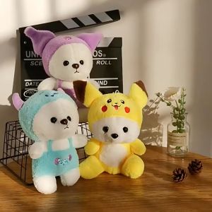 Thú nhồi bông Lena cosplay quái vật - Size 25cm - Quà tặng gấu bông teddy lena đáng yếu lông mịn.