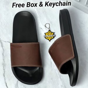 Sandal Slop Pria Sendal Selop Laki Laki Dewasa Slip On Slide Austin Mocca