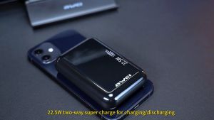Awei P184K 10000mAh Powerbank 22.5W Fast Charging Power Bank Super Mini Pawer Bank Portable Bank Kuasa Awei Powerbank