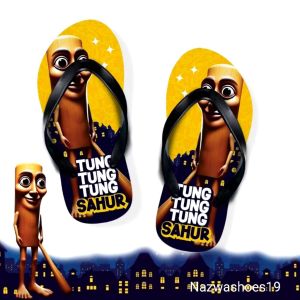 sandal viral TUNGTUNG sahur anak-anak harga glosir termurah