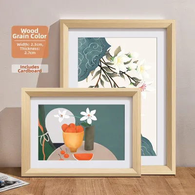 Modern Minimalist 16 Inch Photo Frame Poster Mounting Wall Hanging Empty Frame Childrens Puzzle Frame A3 A4 Picture Frame