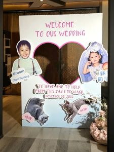 ZLVOEY | Custom Wedding Welcoming Sign Child Photos Guidance Board