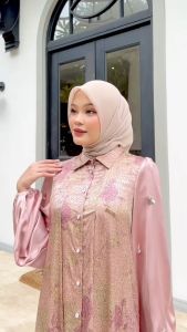 Navisha Lux Dress By Mdly Baju Gamis Wanita Muslim Dress Wanita