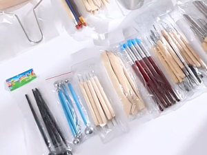 8Pcs/Set Clay Sculpting Tools Wooden Pottery Sculpting Tool Set for Beginners
