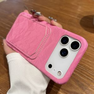 Ốp Điện Thoại iPhone 11/12/13/14/15/16/17 Pro Max Bằng Vải Nhung Cao Cấp - Vỏ Cứng Chống Sốc Mờ Với Ngăn Đựng Thẻ