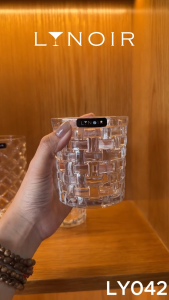 Ly Thủy Tinh Tumbler - Basket Weave | 280ml | [LYNOIR_LY042]