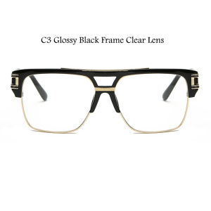 Luxury Brand Square Glasses Frame New Women Men Fashion Oversize Clear Lens Anti Blue Light Eyeglasses Frames Optics Frames