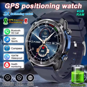 2025 GPS Watch New 1000mAh Battery T-Rex 3 Military Grade Smartwatch Men 4GB RAM Video Call Waterproof 200+Sports Swim Watches