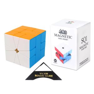 Khối Rubik Từ Tính Yuxin Little Magic SQ1 3x3x3 Chuyên Nghiệp Xoay Mượt Đồ Chơi Xếp Hình Thi Đấu Dành Cho Trẻ Em