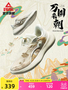 Peak Mens Sport Shoes DE520081 Low Top Fall Season Shock Absorption Thick Bottom Casual Sports Sneakers