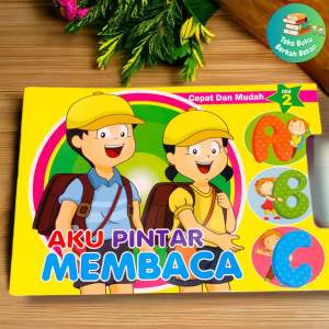 buku aku pintar membaca jilid 2 32 halaman (19×27cm)