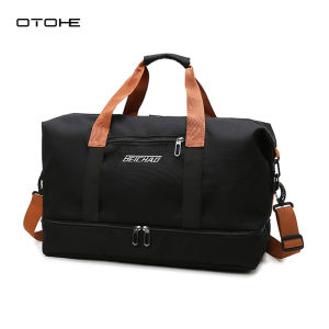 OTOHE Travel Bag Luggage Handbag Waterproof Weekender Bags Dry and Wet Separation Sport Bag Yoga Shoulder Bag Traveling Bag Fitness Bag Gym Totes for Men Women