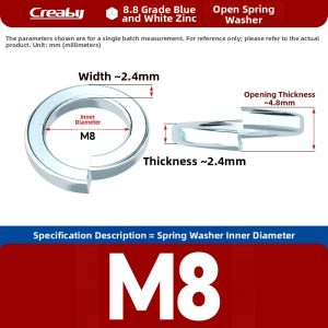 Creaby | 8.8 Grade Zinc Plated Spring Washers