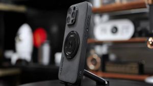 For Magsafe Magnetic 360°Rotat Metal Car Bracket Ring Solid Color Leather Phone Case For Google Pixel 10 9 Pro XL 9 Pro 8 Pro