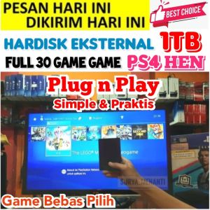 HDD HARDDISK FULL GAME PS4 1TB EXTERNAL CFW HEN Bebas Pilih GAME