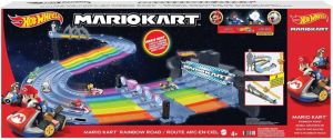 Đường đua Mattel HW Mario Kart Rainbow Road tạo được 2 đường đua có đèn âm thanh