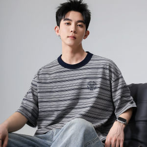 Wood soon | Summer Stripe Casual T-Shirt