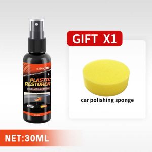 Car Plastic Restorer Back To Black Gloss Plastic Renovator Longlasting Coating Leather Restore Auto Polish Cleaning Products