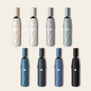 ร่มกันแดดร่มป้องกัน UV ร่มขนาดใหญ่8ซี่ ร่มดีไซน์ ทางการโคมไฟพับเก็บได้ ผู้ชาย-ผู้หญิง