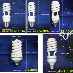Energy Saving LED Bulb E27 Screw Cap B22 Clip Light E14 Small Screw Mouth Yellow White Light Hanging Hook Spiral Tube