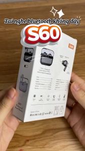 Tai Nghe Không Dây Bluetooth S60 Âm Thanh HIFI Hỗ Trợ Nhiều Dòng Máy Kháng nước IPX5 NEW FULL BOX