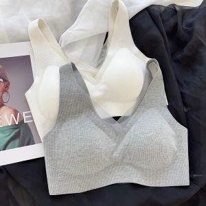 Gufei Fall and Winter New Arrival Brushed Thread Beauty Back Underwear Womens Vest Type One-Piece Cup Push up Underwired Bra