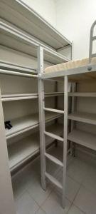 Loft bed customize for helper room/shelf customize/bomb shelter /store room/utility room