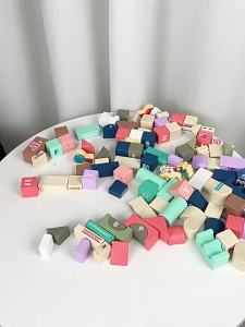 MWZ | Large Wooden Educational Building Blocks Toy 1-6 Years