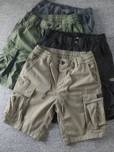 Quần Short Cotton Nguyên Chất Mùa Hè Quần Dài Năm Nút Quần Dài Thẳng Quần Dài Vừa Vặn Cho Nam Quần Short Công Sở Nhiều Túi