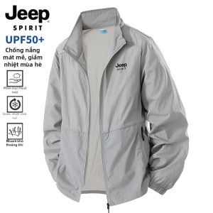 JEEP SPIRIT | Áo Khoác Mỏng Chống Tia cực tím cho Mùa Hè Ngoài Trời