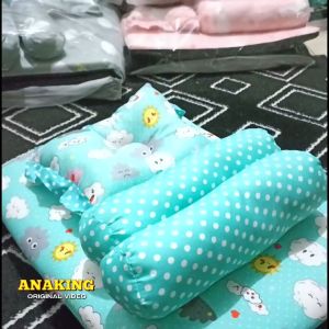 PROMO GRATIS ONGKIR KASUR BAYI BARU LAHIR TERBARU 1 SET KELAMBU DAN SELIMUT KARAKTER MURAH ANAKING