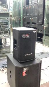 Speaker Monitor Panggung Audio One RX110/RX112/RX115 - Box Kosong Fullrange Hitam dengan Garansi 1 Tahun