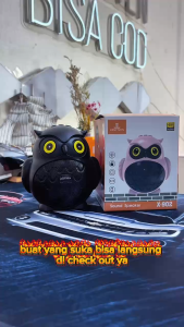 WANKEI LENTIVEN Speaker Bluetooth Portabel dengan Lampu RGB Multifungsi Speaker Suara Jernih Mengdukuang Kartu X902