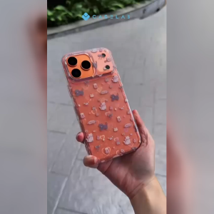 CASELAB KAWAII Case KAWAII CAT HOLOGRAM CASE IPH COMPATIBLE FOR IP ( 12 - 17 PROMAX ) 17 PROMAX 17 PRO 17 16 PROMAX 16 PRO 16 15 PROMAX 15 PRO 15 14PROMAX 14PRO 14 13PROMAX 13 PRO 13 12 PROMAX 12 PRO 12 KAWAII WHITE CAT SOFTCASE