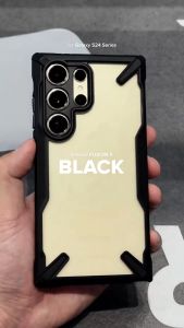 RINGKE® FUSION X Samsung Galaxy S24 Ultra Clear Hard Back Heavy Duty Shockproof Advanced Protective TPU Bumper Case Cove