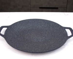 Non Stick Barbecue Plate Korean Frying Pan Outdoor Camping Smokeless Cooker BBQ Grill Pan For Stove
