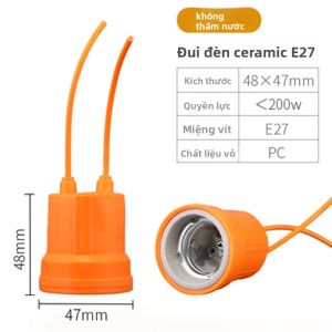 SUIYI | Đế Đèn Chống Nước E27